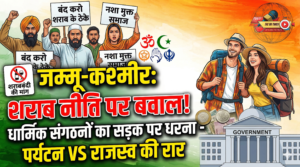 जम्मू-कश्मीर में शराब की दुकानों के खिलाफ प्रदर्शन तेज, धार्मिक संगठनों ने उठाई प्रतिबंध की मांग