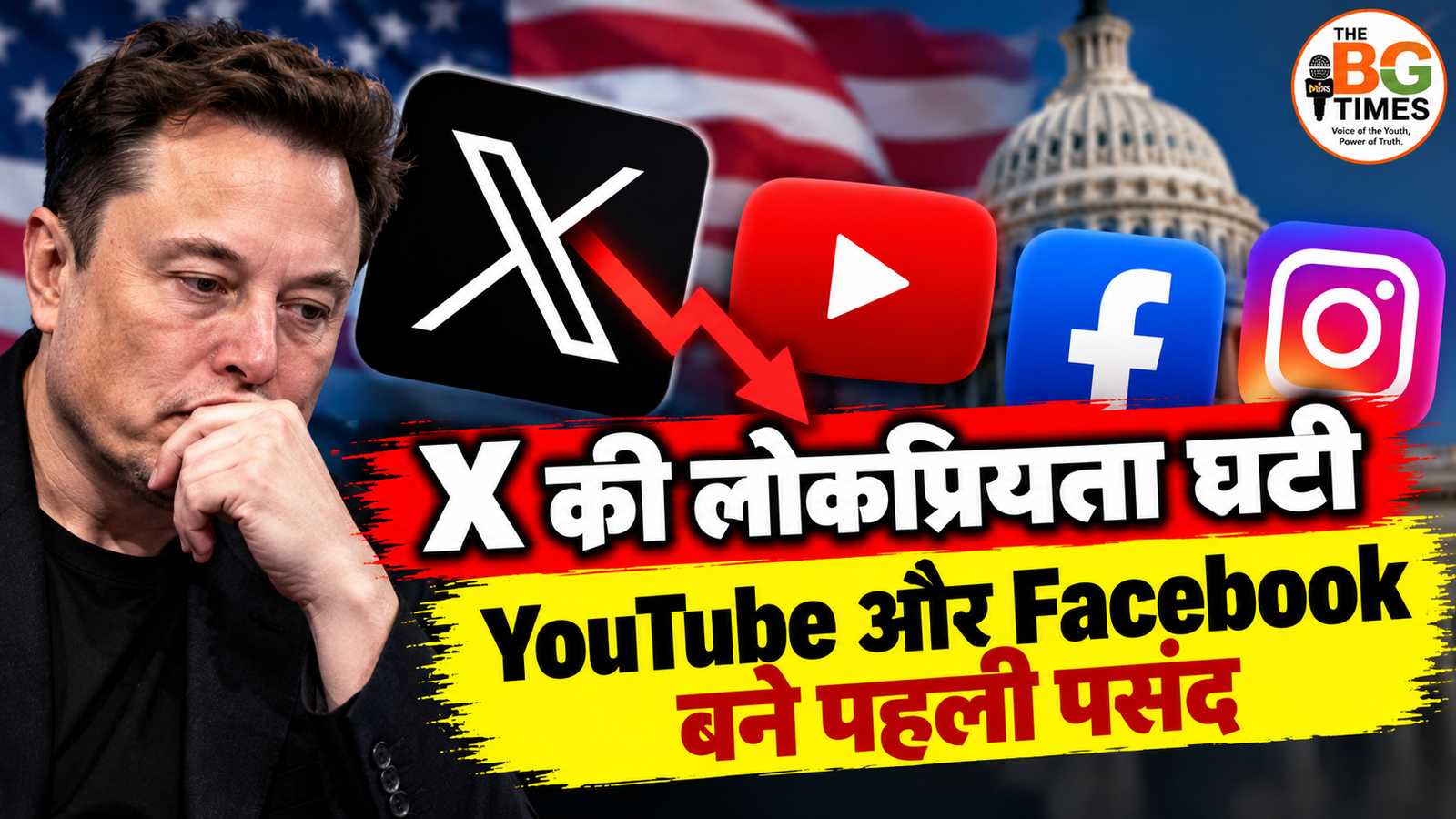 X की लोकप्रियता